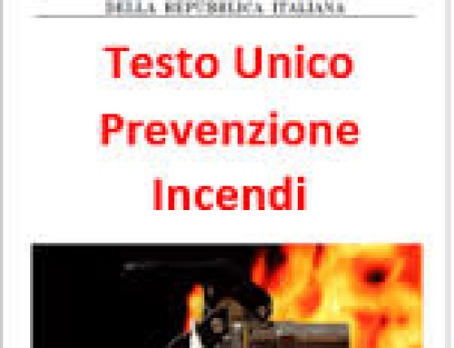 NUOVO CODICE DI PREVENZIONI INCENDI